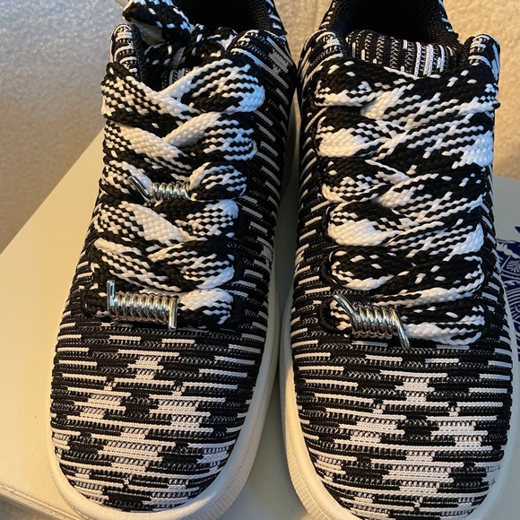 Burberry Box Check Knit Low-Top Sneakers 38.5 - Picture 6 of 9